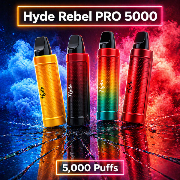 Hyde Rebel PRO 5000 - 20 mg nikotyny - jednorazowe waporyzatory
