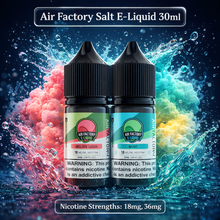 Įkelkite vaizdą į galerijos žiūrovą, Air Factory Salt E-Liquid 30ml