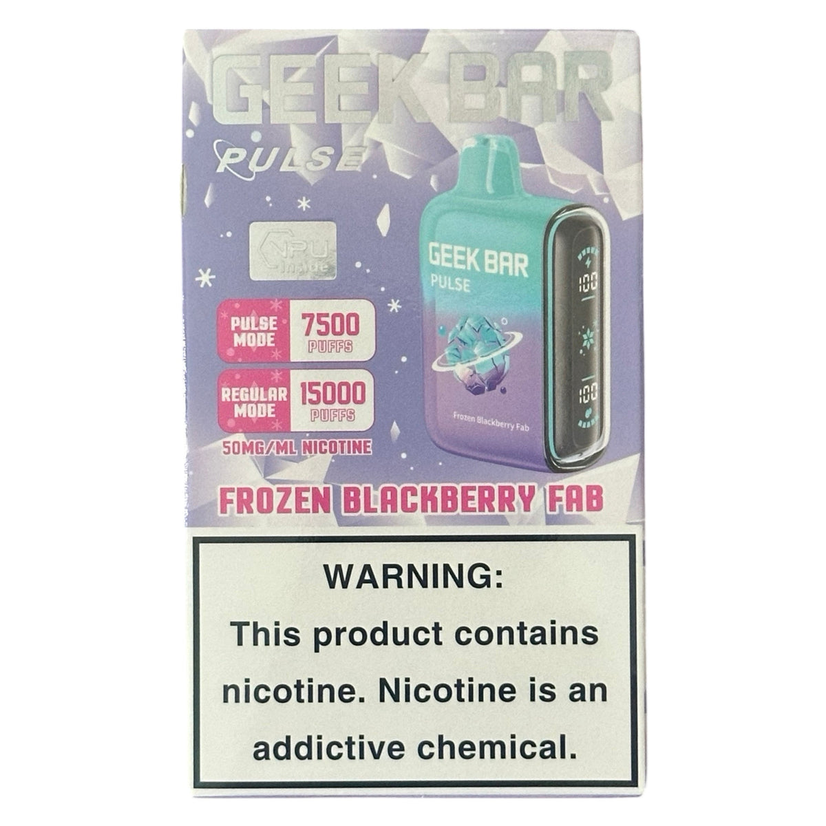 Frozen Blackberry Fab | Vaping Device Geek Bar Pulse Frozen Blackberry Fab | Vaping Device Geek Bar Pulse