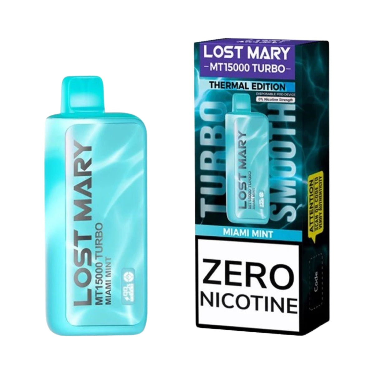 Miami Mint - Lost Mary MT15000 - Zero Nicotine Vape