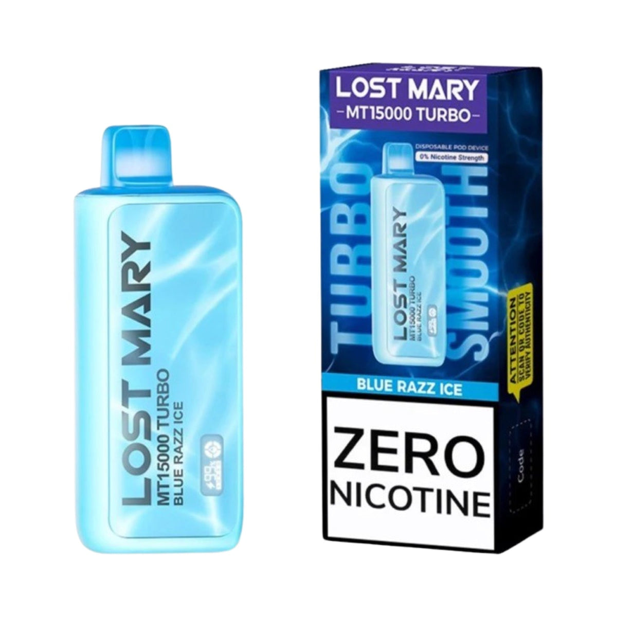 Blue Razz Ice Lost Mary Mt15000 Turbo (nicotine-free) 12 Summer Grape Lost  Mary MT15000 Turbo Vape Australia Disposable Vapes