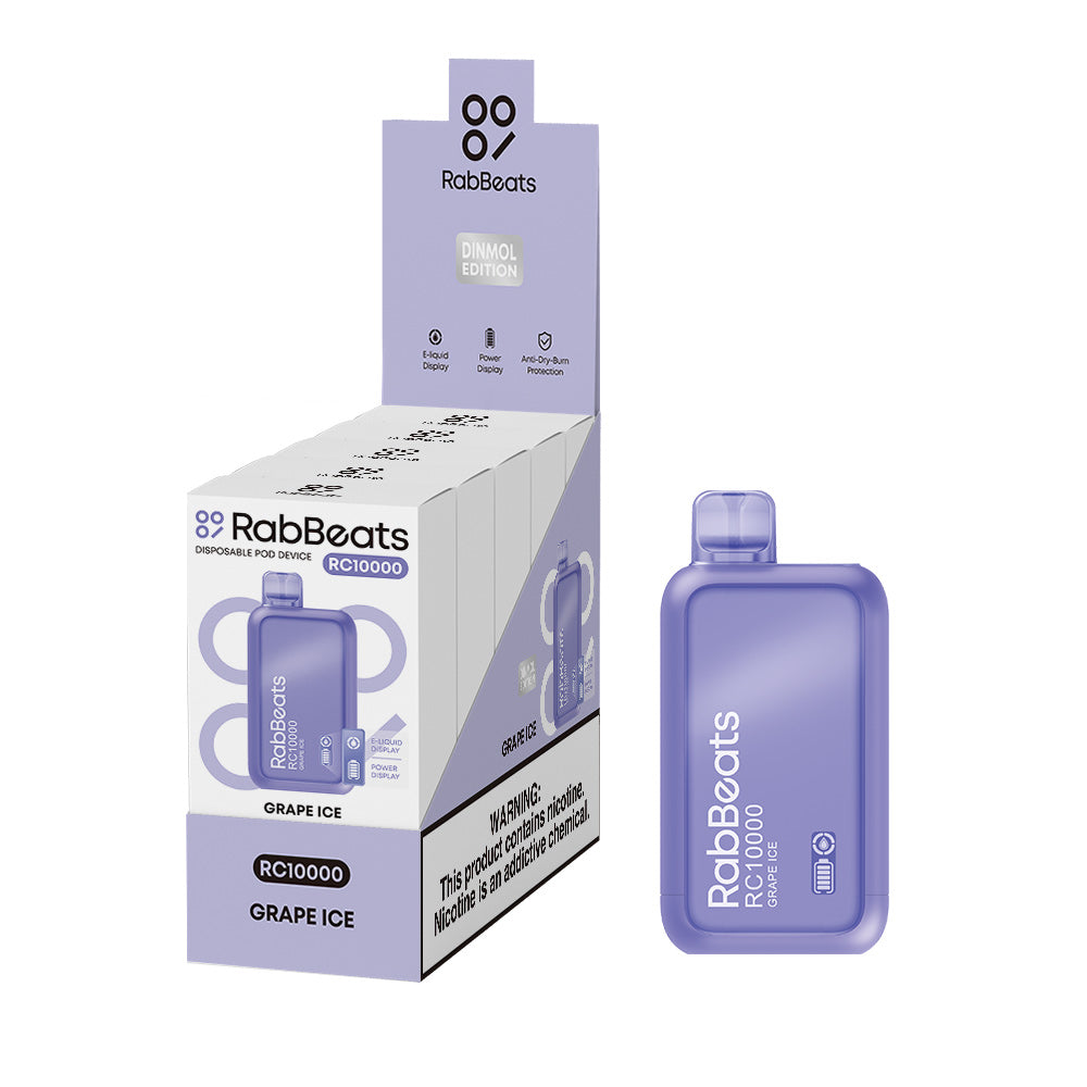 Grape Ice - RabBeats RC10000 | Disposable Vape Lost Mary Grape Ice - RabBeats RC10000 | Disposable Vape Lost Mary