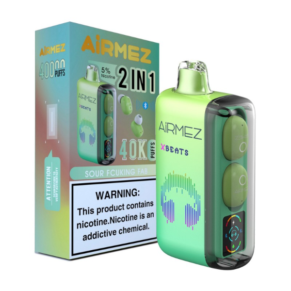 Sour Fcuking Fab - AirMez X-Beats 40K Vape Device - 40K Waporyzatory