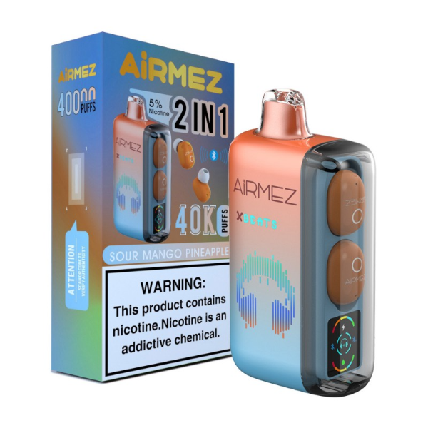 Sour Mango Pineapple - AirMez X-Beats 40K Vaping Device - Article product