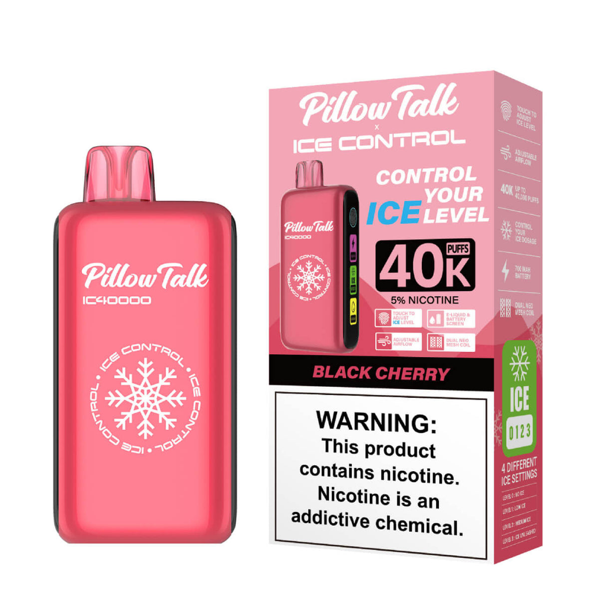 Black Cherry Pillow Talk Ice Control IC40000