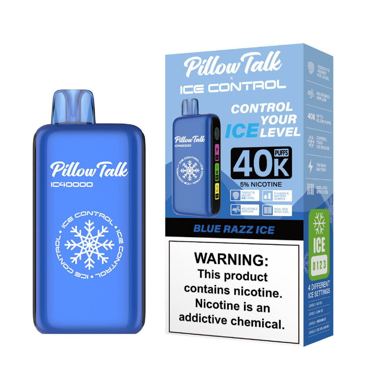 Blue Razz Ice | Vaping Device – Pillow Talk IC40000