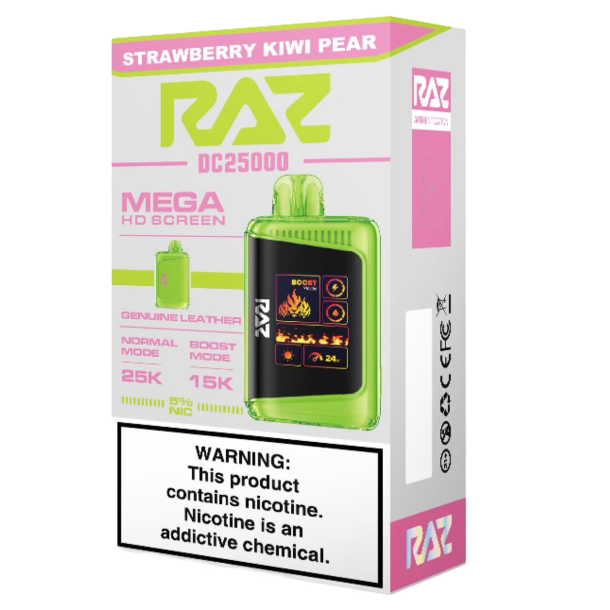Strawberry Kiwi Pear - RAZ DC25000 Vape Experience Strawberry Kiwi Pear - RAZ DC25000 Vape Experience