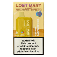 Carica l'immagine nel visualizzatore Galleria, Banana Lampone Ghiaccio - Lost Mary OS5000
