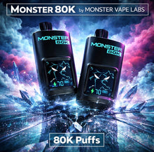 Cargue la imagen en el visor de la Galería, Monster 80K Refillable Disposable