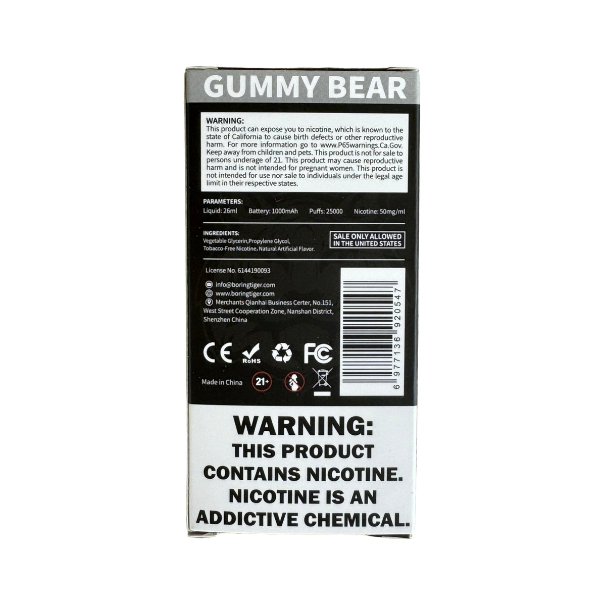 Gummy Bear Vape | Disposable Vape Luffbar 25000 Puffs Gummy Bear Vape | Disposable Vape Luffbar 25000 Puffs
