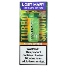 Laadige pilt galerii vaatajasse, Citrus Sunrise – Lost Mary MT15000 Turbo Thermal Edition