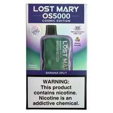 Load image into Gallery viewer, Banana Split - Lost Mary OS5000 - Cosmic Edition 7500 Puffs