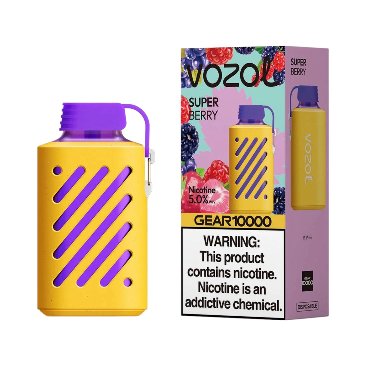 Super Berry - Vozol Gear 10000 Disposable Vape Device