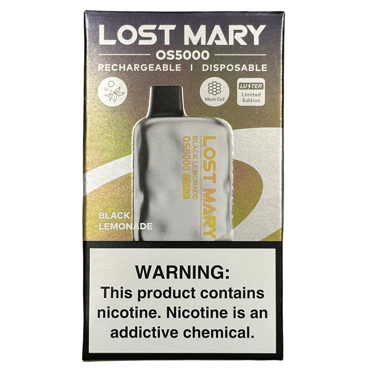 lost mary os5000 black lemonade Baja Splash Flavor Vape Black Lemonade Os 5000 Puffs Lost Mary Australia main image 1