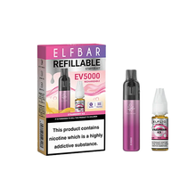 Charger l'image dans la visionneuse de galerie, Kit de dosettes jetables Elf Bar EV5000 + 20 mg de sel ElfLiq