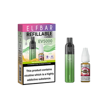 Charger l'image dans la visionneuse de galerie, Kit de dosettes jetables Elf Bar EV5000 + 20 mg de sel ElfLiq
