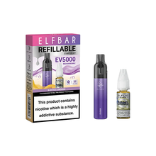 Charger l'image dans la visionneuse de galerie, Kit de dosettes jetables Elf Bar EV5000 + 20 mg de sel ElfLiq