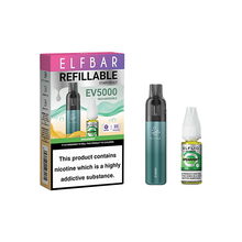 Charger l'image dans la visionneuse de galerie, Kit de dosettes jetables Elf Bar EV5000 + 20 mg de sel ElfLiq