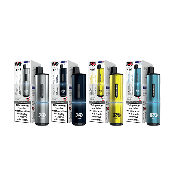 Kit de Vape 4-en-1 IVG Air | Jetable Rechargeable  IVG