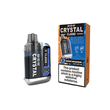 Laden Sie das Bild in den Galerie-Viewer, 20 mg SKE Crystal CL6000 wiederaufladbares Einweg-Vape-Kit 6000 Züge