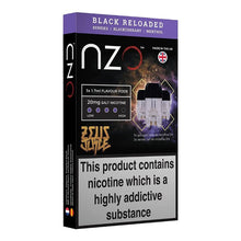 Load image into Gallery viewer, NZO 20mg Zeus Salt Vape Pods with Red Liquids Nic Salt (50VG/50PG)