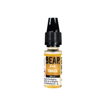 Load image into Gallery viewer, 10ml 10mg Nic Salt Vape - Bear Flavours for MTL Vaping (50VG/50PG)