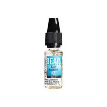 Load image into Gallery viewer, 20mg Ice Blast Nic Salts - 10ml Bear Flavours (50PG/50VG)