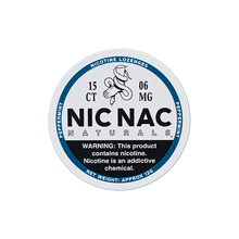 Load image into Gallery viewer, 6mg Nic Nac Naturals Nicotine - 15 Lozenge Tablets
