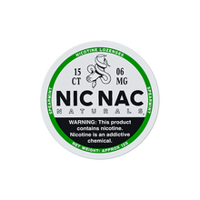Load image into Gallery viewer, 6mg Nic Nac Naturals Nicotine - 15 Lozenge Tablets