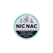 Load image into Gallery viewer, 3mg Nic Nac Naturals Nicotine - 15 Lozenge Tablets
