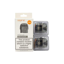 Charger l'image dans la visionneuse de galerie, Lot de deux dosettes de rechange Aspire Minican, 2 ml (0,8 Ohm/1,2 Ohm)