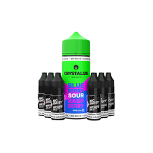 Load image into Gallery viewer, Crystalize Bar Salts 120ml Longfill with 6 Free Nicotine Shots - 0mg (50VG/50PG)