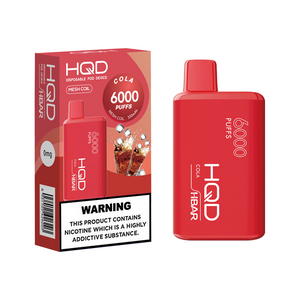HQD HBAR - Nicotinevrij | 6000 trekjes