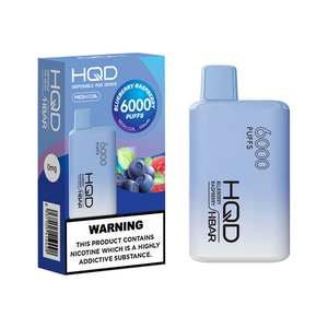 HQD HBAR - Fără nicotină | 6000 de pufături