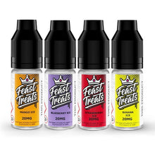 Load image into Gallery viewer, Feast Treats 10mg Bar Salts - 10ml Nicotine Salt E-Liquid (50VG/50PG)
