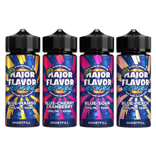 Load image into Gallery viewer, Major Flavour Best Of Blue 100ml Shortfill – Premium Blueberry Fusion (0mg, 70VG/30PG)