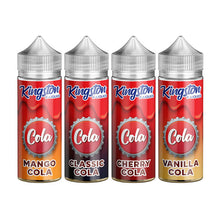 Load image into Gallery viewer, Kingston Cola 120ml Shortfill - Variety of Classic Flavors (0mg Nicotine)