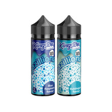 Load image into Gallery viewer, Kingston Gazillions 120ml Shortfill E-Liquid - Blue Raspberry & Bubblegum (0mg)