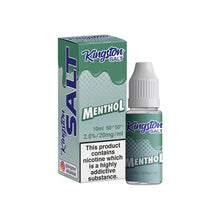 Charger l'image dans la visionneuse de galerie, 10 ml de e-liquide Kingston 10 mg de sel de nicotine (50VG/50PG) pour MTL Vaping