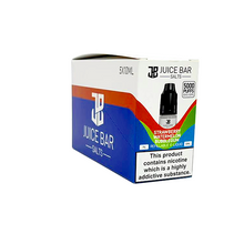 Laden Sie das Bild in den Galerie-Viewer, Juice Bar 10 mg Nikotinsalz E-Liquid – 5er-Pack mit 10 ml-Flaschen (50VG/50PG)