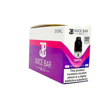 Laden Sie das Bild in den Galerie-Viewer, Juice Bar 10 mg Nikotinsalz E-Liquid – 5er-Pack mit 10 ml-Flaschen (50VG/50PG)