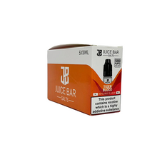 Laden Sie das Bild in den Galerie-Viewer, Juice Bar 10 mg Nikotinsalz E-Liquid – 5er-Pack mit 10 ml-Flaschen (50VG/50PG)