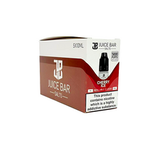 Load image into Gallery viewer, Juice Bar Salts 10ml Nicotine Shots - 20mg Strength Pack of 5 (50VG/50PG)