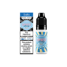 Load image into Gallery viewer, 10mg Dinner Lady Menthol Nicotine Salts - 10ml Cool & Refreshing Vape Juice (50VG/50PG)
