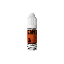 Load image into Gallery viewer, 20mg ZAP! Bar Salts Nicotine E-Liquid 10ml (50VG/50PG)