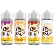 Load image into Gallery viewer, Oh Crepe 100ml Nicotine-Free Shortfill E-Liquid (70VG/30PG)