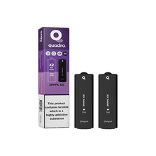 Load image into Gallery viewer, 20mg Quadro 2.4k Replacement Pods - 2ml