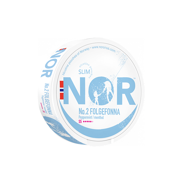 16mg NOR Slim Folgefonna Tobacco-Free Nicotine Pouches - 20 Count - Article product