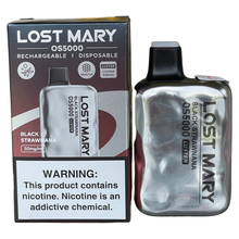 Load image into Gallery viewer, Black Strawnana - Lost Mary OS5000 - Luster Edition