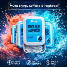 Laden Sie das Bild in den Galerie-Viewer, MOJO Energy Caffeine 15 Pouch Pack